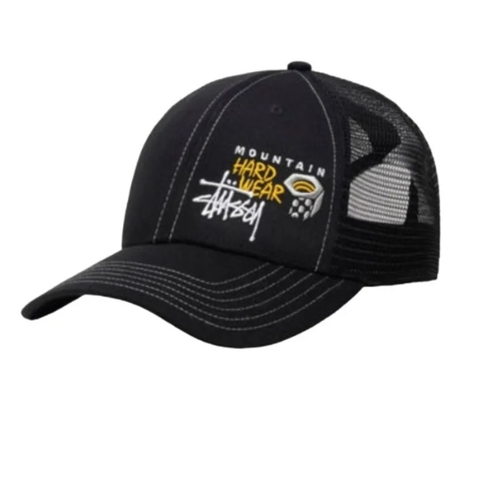 Stussy x MHW Trucker Cap - Black - One Size